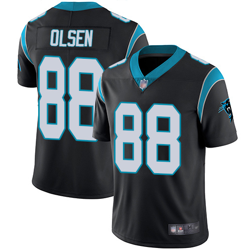 Carolina Panthers Limited Black Men Greg Olsen Home Jersey NFL Football #88 Vapor Untouchable->carolina panthers->NFL Jersey
